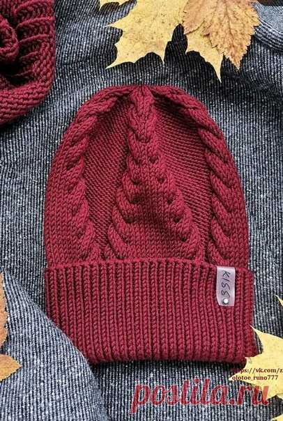 Шапка с косами.

#шапка_спицами@knit_man, #коса_спицами@knit_man

Пряжа BBB Full, 50г/90м , 2 - 3 моточка.
Схему составила Людмила Правдина.
Автор @leaf_hat

Нравится? Жмите репост