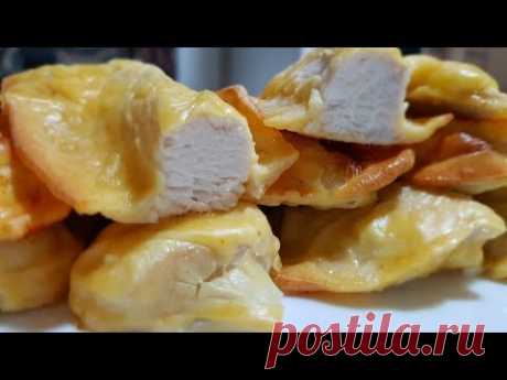 ВКУСНАЯ ЗАМЕНА КОЛБАСЕ // НРАВИТСЯ ВСЕМ ЭТО КУРИНОЕ ФИЛЕ В КЛЯРЕ