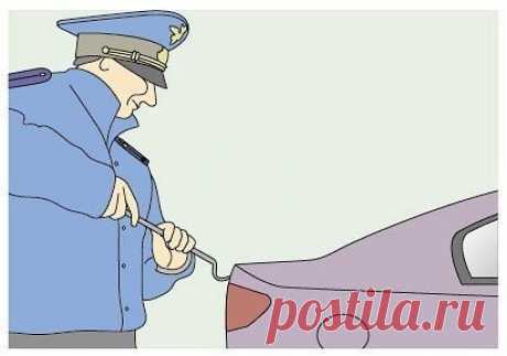 Вас просят открыть капот, багажник или двери автомобиля