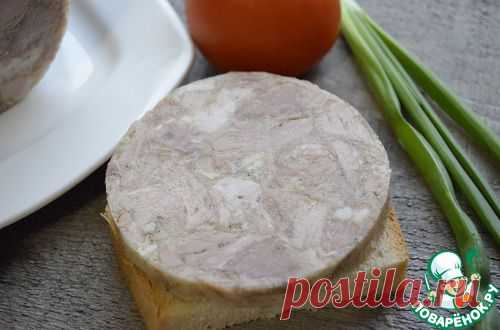 Зельц - кулинарный рецепт