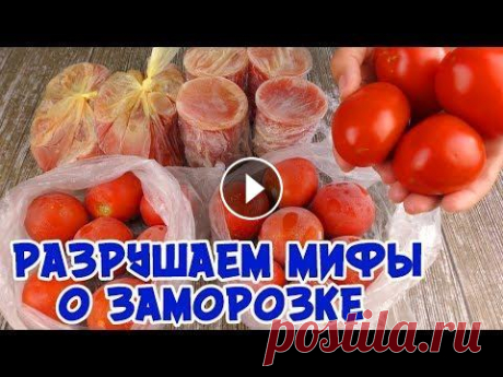ПОМИДОРЫ ЗИМОЙ больше НЕ ПОКУПАЮ! КАК ЛУЧШЕ ИХ ЗАМОРОЗИТЬ? Заготавливаем помидоры на зиму. Показываю несколько способов заморозки. Проверяю возможно ли использовать замороженные помидоры для приготовления сала...