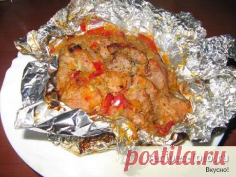 Свинина с овощами в фольге | Интересные рецепты