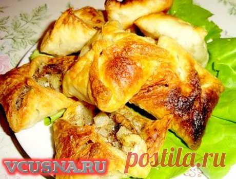 КОНВЕРТИКИ С САЙРОЙ И КАРТОШЕЧКОЙ.