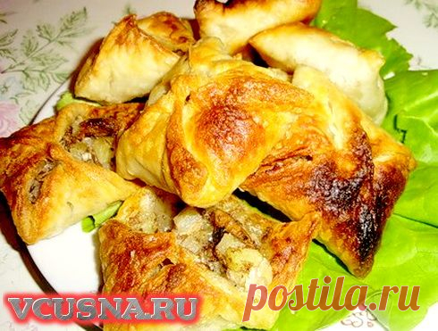 КОНВЕРТИКИ С САЙРОЙ И КАРТОШЕЧКОЙ.