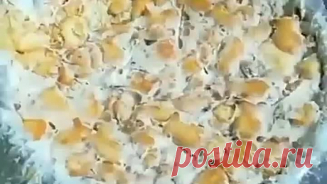 НЕЖНЫЙ ТОРТИК ИЗ КРЕКЕРА СО СМЕТАНОЙ БЕЗ ВЫПЕЧКИ ( рецепт )