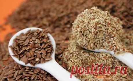 Семена льна для очищения кишечника