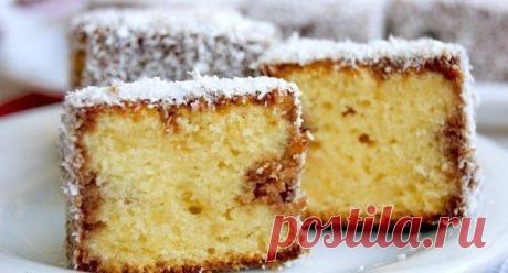 Нежное пирожное, тающее во рту / Удивительная еда!