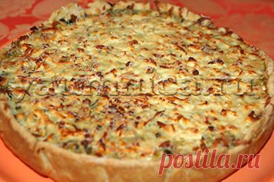 Рецепт открытого пирога с начинкой