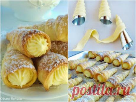 Кулинарные моменты: Трубочки с кремом