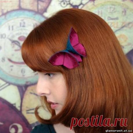 БАБОЧКА ИЗ ТКАНИ В ТЕХНИКЕ ОРИГАМИ. МАСТЕР КЛАСС - Цветы - Каталог статей - Бузулукская Татьяна