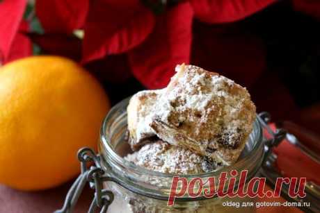 Рождественское немецкое печенье "Mini-Stollen".
