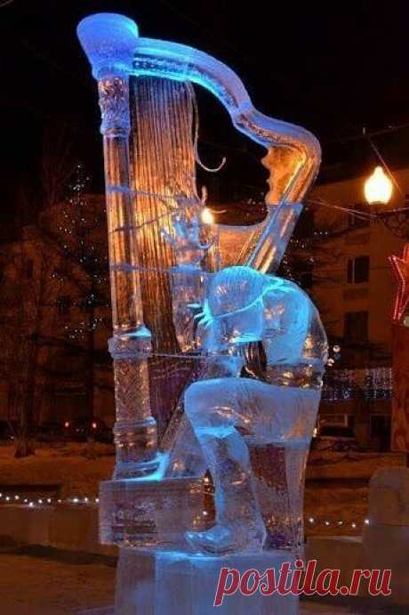 Ледяные шедевры...