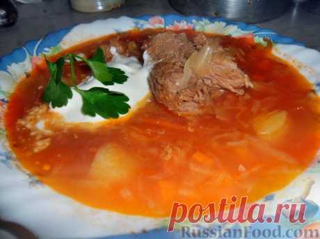 Рецепт: Щи русские на RussianFood.com