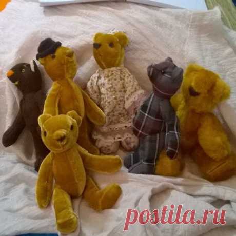 Мишки. #мишки #игрушки #Винни #деньрождения #шьемсами #мастеркласс #аллеямастеров