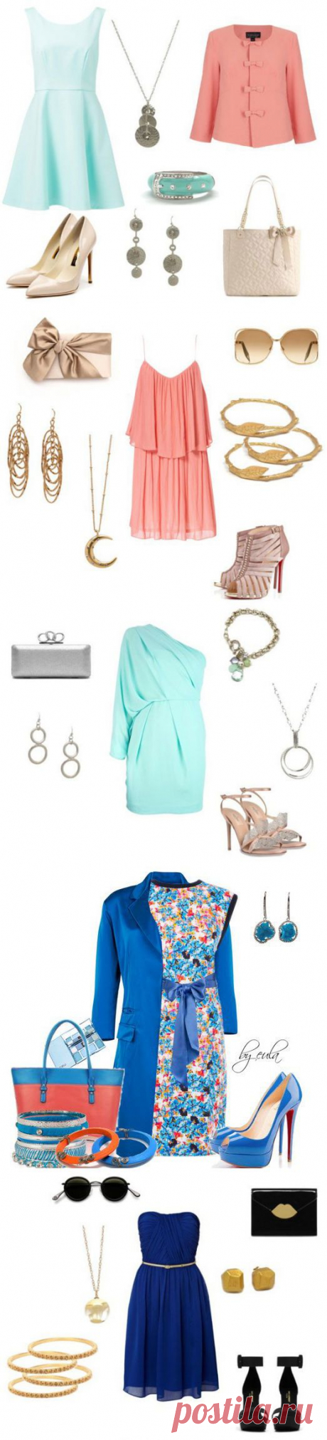 Как выбрать украшения к платью / Все для женщины