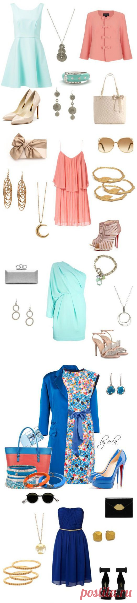 Как выбрать украшения к платью / Все для женщины