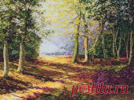 Вышивка крестом &quot;Autumn Gold&quot; | Скачать бесплатно на сайте Stitchart.net