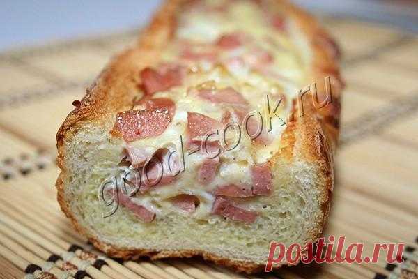 запечённый багет с яйцами и сыром. Рецепт приготовления