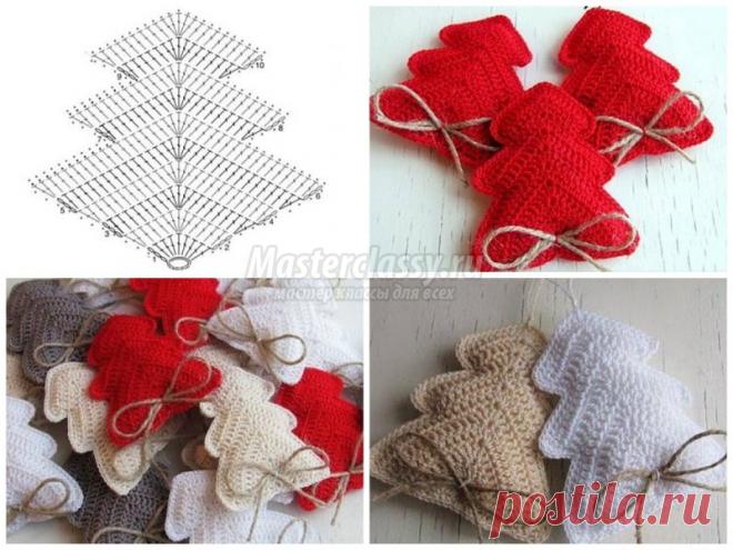 Новогодние игрушки крючком: схемы и описания. ТОп - 50 идей с фото