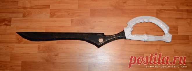 [WIP] Kill la Kill Scissor Blade Sword Papercraft1 This is what I'm curently working on Still a long way to go. Should I mention the final sword will be red like the original but it will have a different/custom design (I will add some details to it...