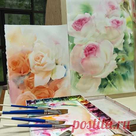 สาธิตระบายสีดอกกุหลาบ

#demo #watercolorpainting #watercolor #watercolorist #thailand #flower #roses #rose #painting