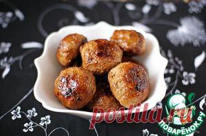 Тефтельки с яблоками - кулинарный рецепт