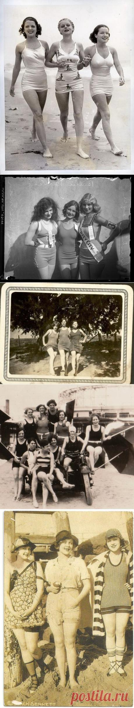 Мировая мода пляжных сезонов (1900 - 1930-е) | Мир Фотографии