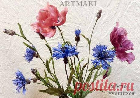 Ученические работы - цветы января 2019 Текущие работы января. Приветствую вас, друзья! Знаю, что вы всегда с нетерпением и интересом ждете новостей из студии, где проходят мастер-классы.Спешу показать вам очередную подборку ученических работ!