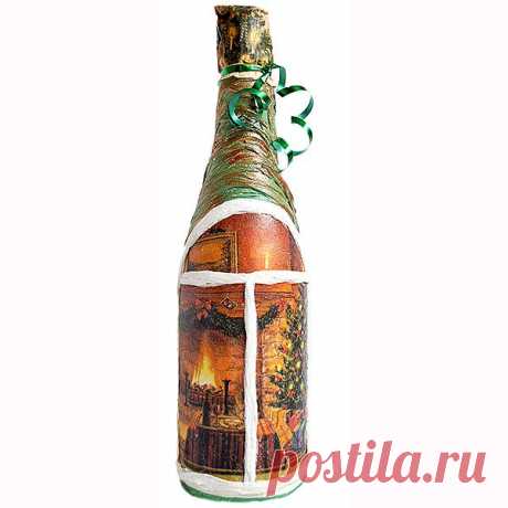 Бутылка шампанского "У камина"