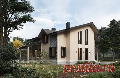 Проект дома Эминенс — цена строительства под ключ в компании Render House