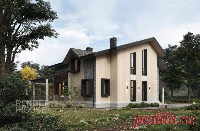 Проект дома Эминенс — цена строительства под ключ в компании Render House