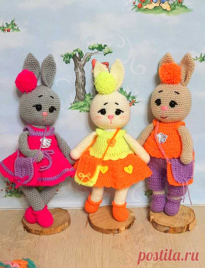 PDF Зайка крючком. FREE crochet pattern; Аmigurumi animal patterns. Амигуруми схемы и описания на русском. Вязаные игрушки и поделки своими руками #amimore - зайка, большой заяц, зайчик, кролик, зайчонок, крольчонок.
