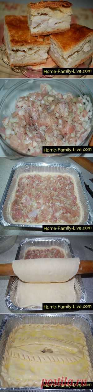 Пирог с курицей