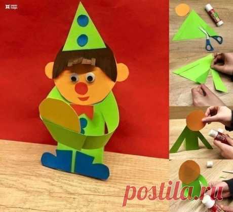 Яркие поделки из цветной бумаги