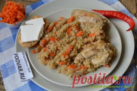 Киноа с курицей в мультиварке