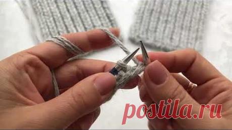 Вы будете удивлены как это ПРОСТО !! Фабричный наборный край спицами !! Проще не бывает !!