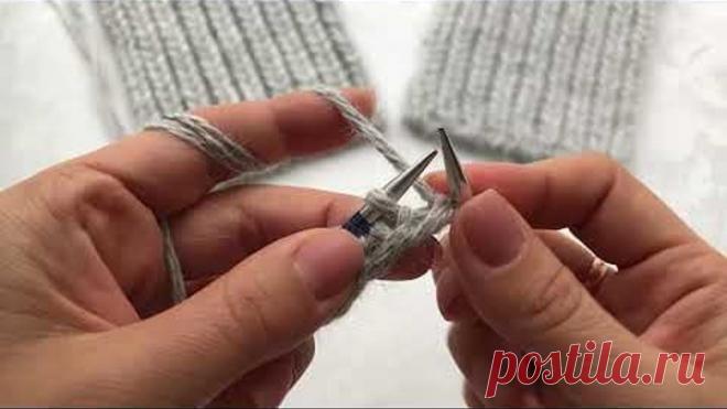 Вы будете удивлены как это ПРОСТО !! Фабричный наборный край спицами !! Проще не бывает !!