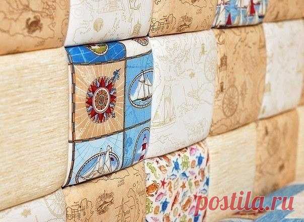 Мягкое изголовье кровати своими руками