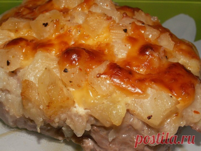Запеченная свинина “Ананасовое наслаждение” | Вкусные рецепты