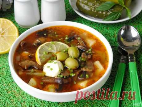 Солянка грибная. Рецепты самых вкусных постных блюд (часть 5) | интересное рядом | Яндекс Дзен