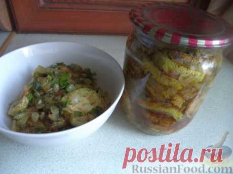 Рецепт: Пикантные кабачки на зиму на RussianFood.com