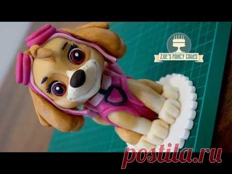 Skye cake topper Paw Patrol cake tutorial