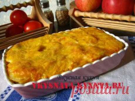 Вкусная картофельная запеканка с грибами и сыром