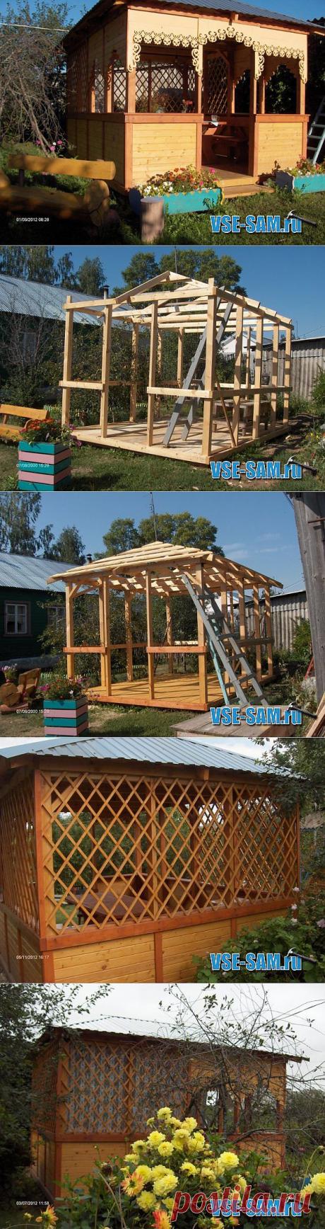Дачная беседка своими руками » VSE-SAM.ru - Сделай сам своими руками поделки, самоделки