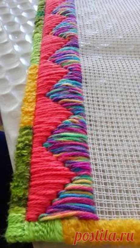 MARIANA MAI ARTE TEXTIL, DECORACIÓN Y DISEÑO: NUEVA OBRA TEXTIL CHICA TRIANGULOS MULTICOLORES