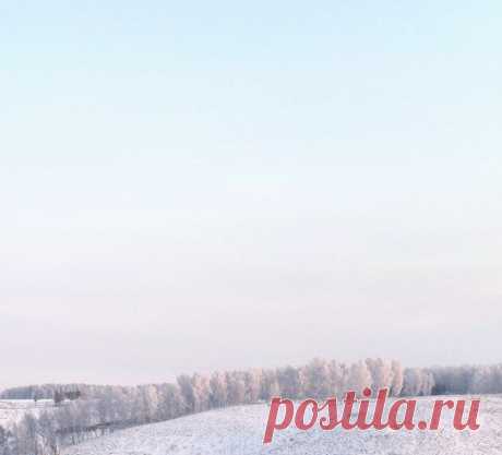 Пейзажи села Серебряное. 
Утро 12 ноября