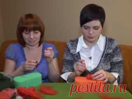 Брелок-сердечко в технике валяние | 1001 поделка