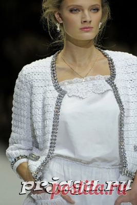 Кардиган крючком с стразами в стиле DOLCE & GABBANA