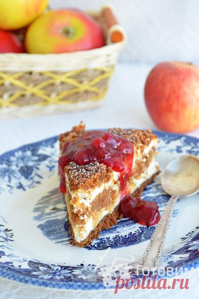 Хлебный пирог с творогом и яблоком - пошаговый рецепт с фото на Готовим дома