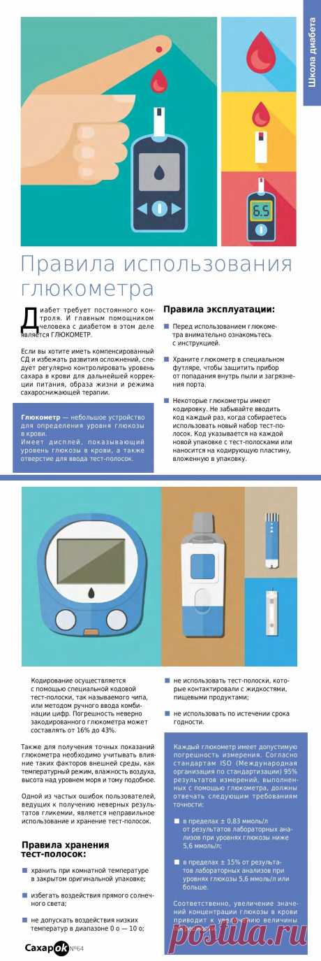 Правила использования глюкометра